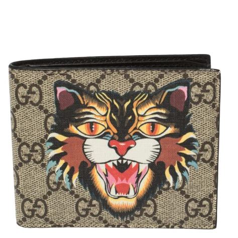 gucci wallet cat|Gucci animal print handbag.